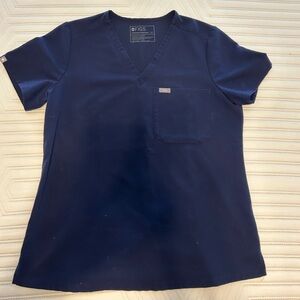 Figs scrub set size medium color navy blue